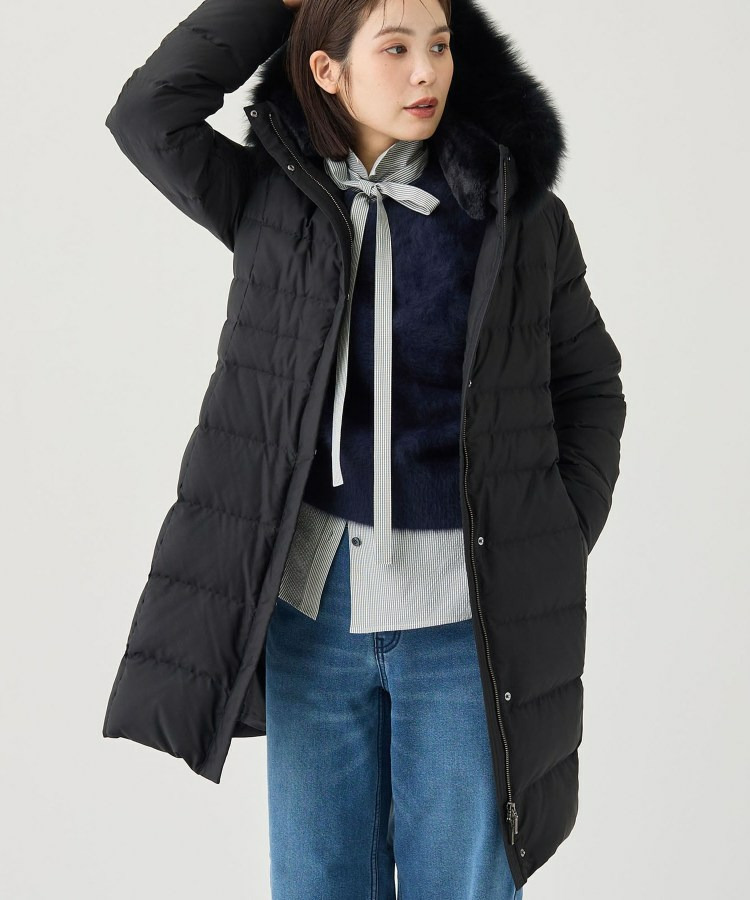 【名品/撥水/抗菌防臭】ロング丈リサイクルダウンコート1