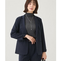 【通勤スーツ／洗える】ストレッチテーラードカラージャケット