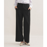 【通勤スーツ/洗える】ストレッチワイドパンツ