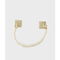 【贈り物／クリスマス】ブリッジパール調ブローチ