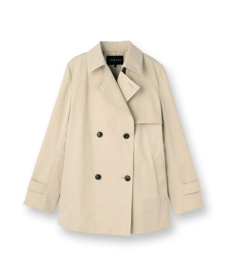 【花粉付着防止/撥水/UVケア】名品トレンチコート2