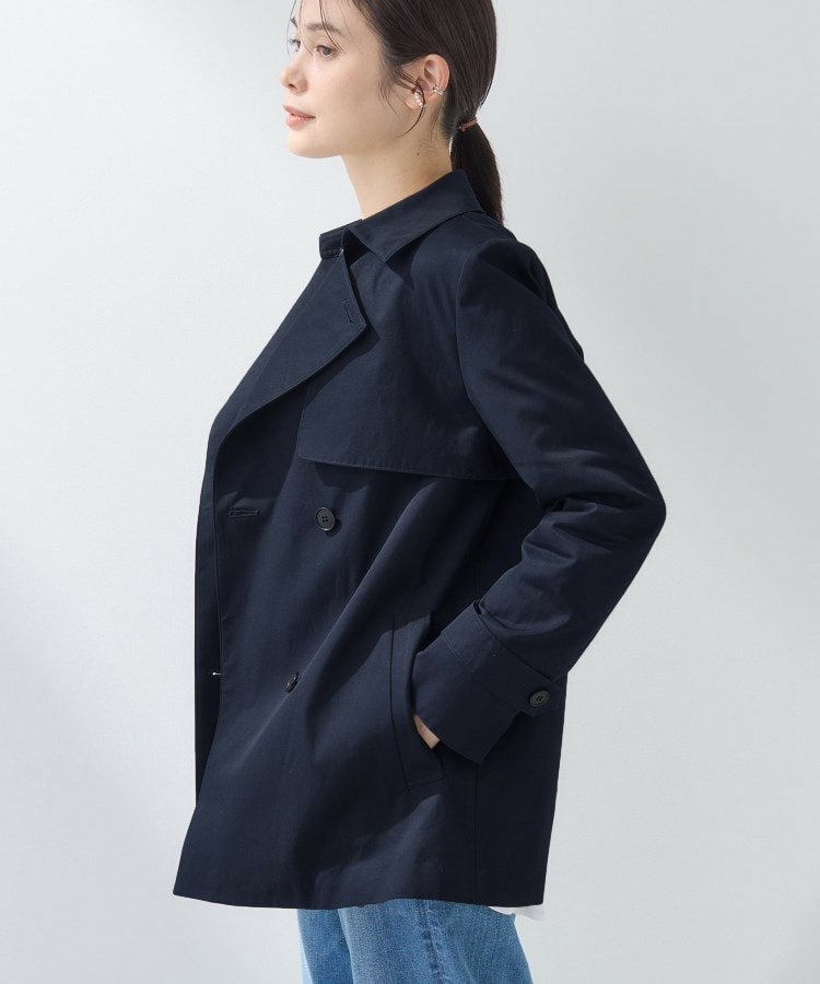 【花粉付着防止/撥水/UVケア】名品トレンチコート8