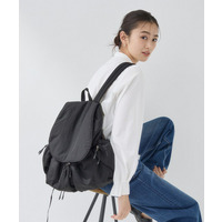 【超軽量／大人カジュアル】収納力◎！ギャザーフォルムリュック