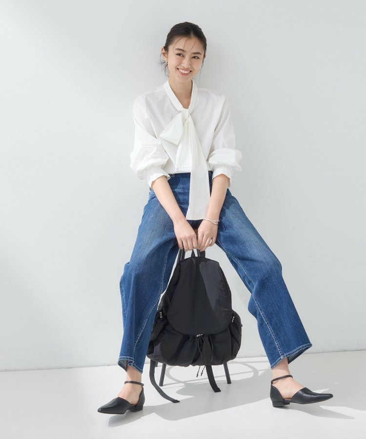 【超軽量/大人カジュアル】収納力◎!ギャザーフォルムリュック2