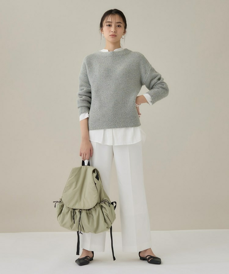 【超軽量/大人カジュアル】収納力◎!ギャザーフォルムリュック4