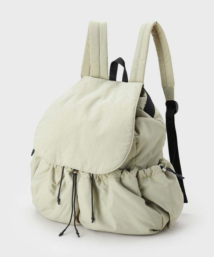 【超軽量/大人カジュアル】収納力◎!ギャザーフォルムリュック6