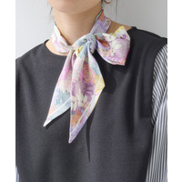 【2柄展開】柄デザインスカーフ