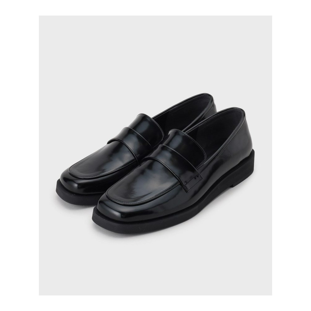 【合皮/日本製】スクエアローファー1