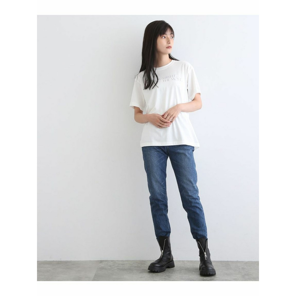 【LIFE】オーガニック メッセージロゴTシャツ16