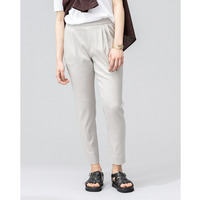 新色登場！【褒められパンツ／洗える】ウエストゴムタックテーパードパンツ