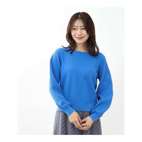 【SALE／マシンウォッシュ可】パフスリーブニット