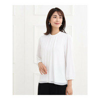 【春SALE/マシンウォッシュ可】フロントレースブラウス