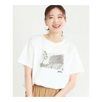 【UVカット／接触冷感／マシンウォッシュ可】フォトプリントTシャツ