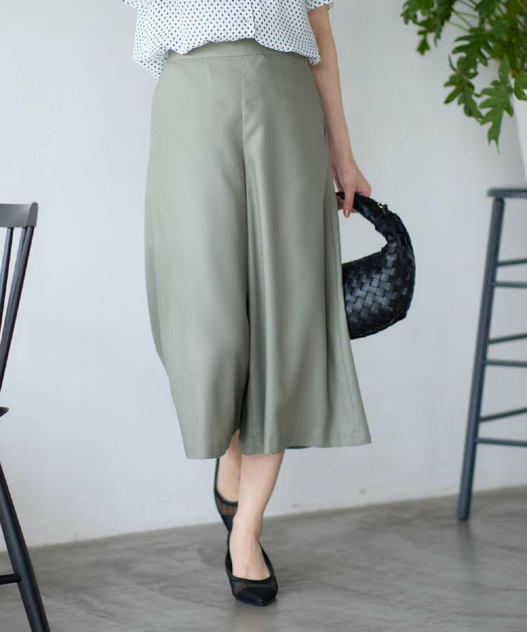 【UVカット/マシンウォッシュ可】フレアスカーチョ26