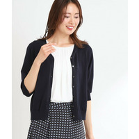 【WEB先行カラーあり／手洗い可】六分袖カーディガン