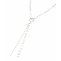 Y字シルエット淡水パールネックレス