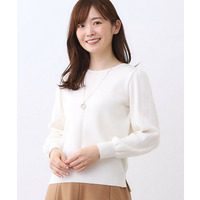 【選べる8色／スカートにもパンツにも◎】ウール混ボートネックニット