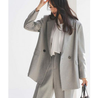 【単品使いOK◎／ライトアウター／セットアップ可】リラクシーメランジジャケット