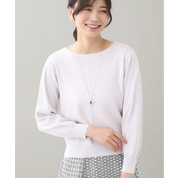 【選べる6色／ウール無し／長く着られる◎】ボートネックニット