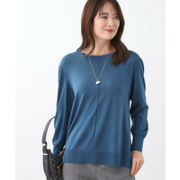 【ちくちくしない／アンサンブル可／通勤におすすめ◎】オフボディニット