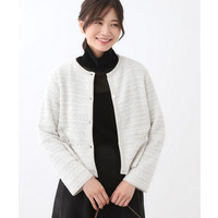 【ライトアウター／ゆったりシルエット／気軽な羽織に◎】ドライタッチカーディガン