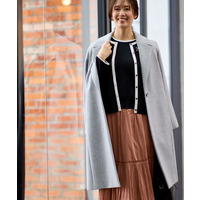 【定番人気】テーラードカラーロングウール混コート