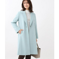 【選べる6色】テーラードカラーロングウール混コート