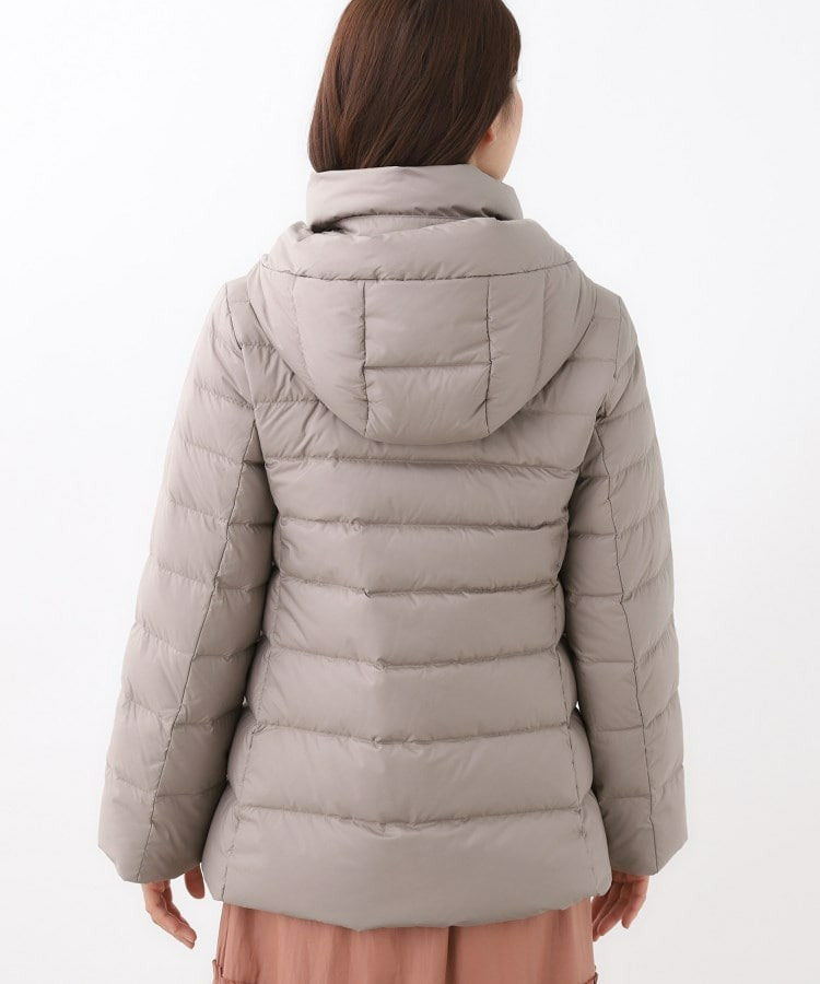 【定番人気/ウエスト調整可】フーデッドミドルダウンコート26