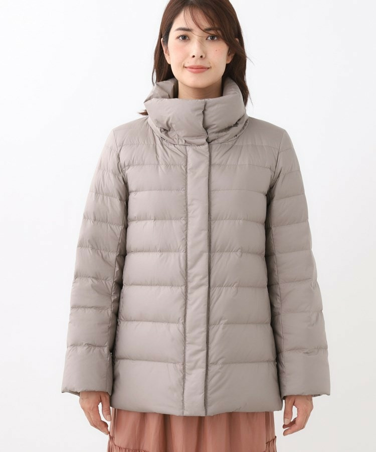 【定番人気/ウエスト調整可】フーデッドミドルダウンコート27