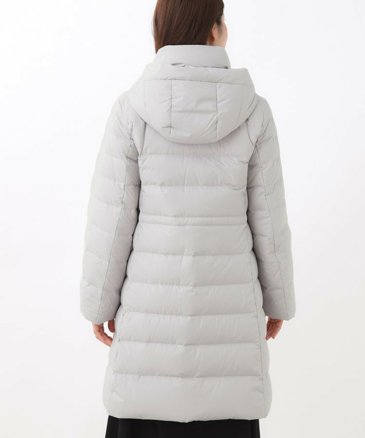 【定番人気/ウエスト調整可】フーデッドロングダウンコート25