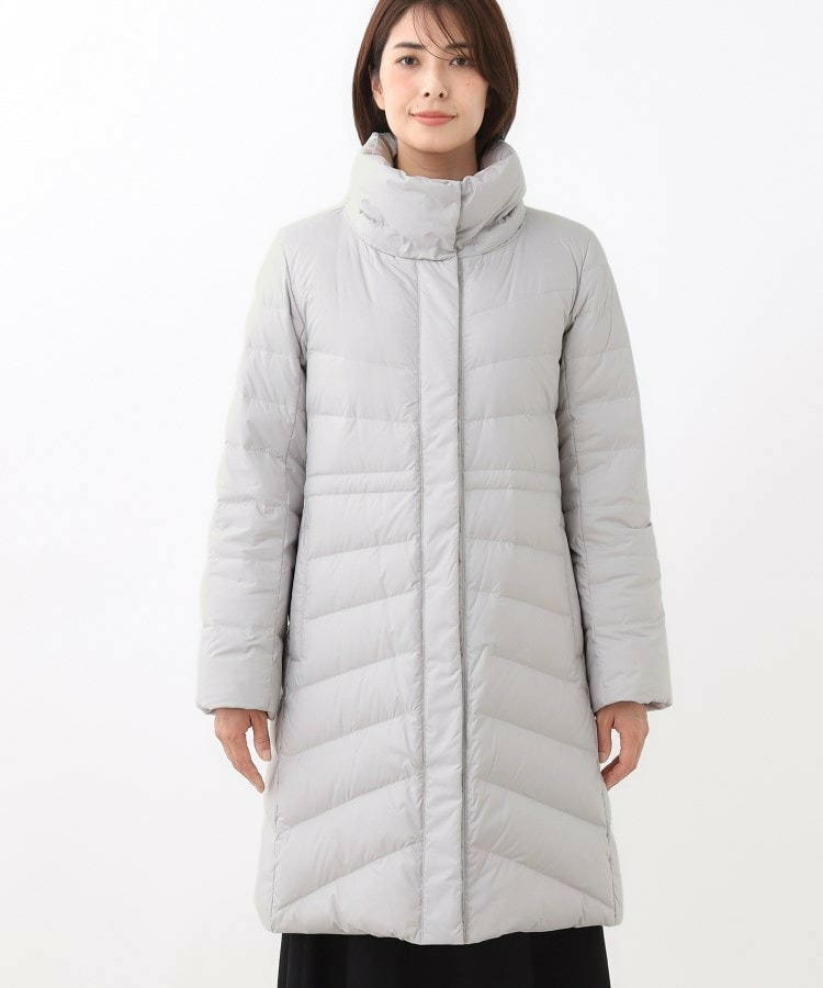 【定番人気/ウエスト調整可】フーデッドロングダウンコート26