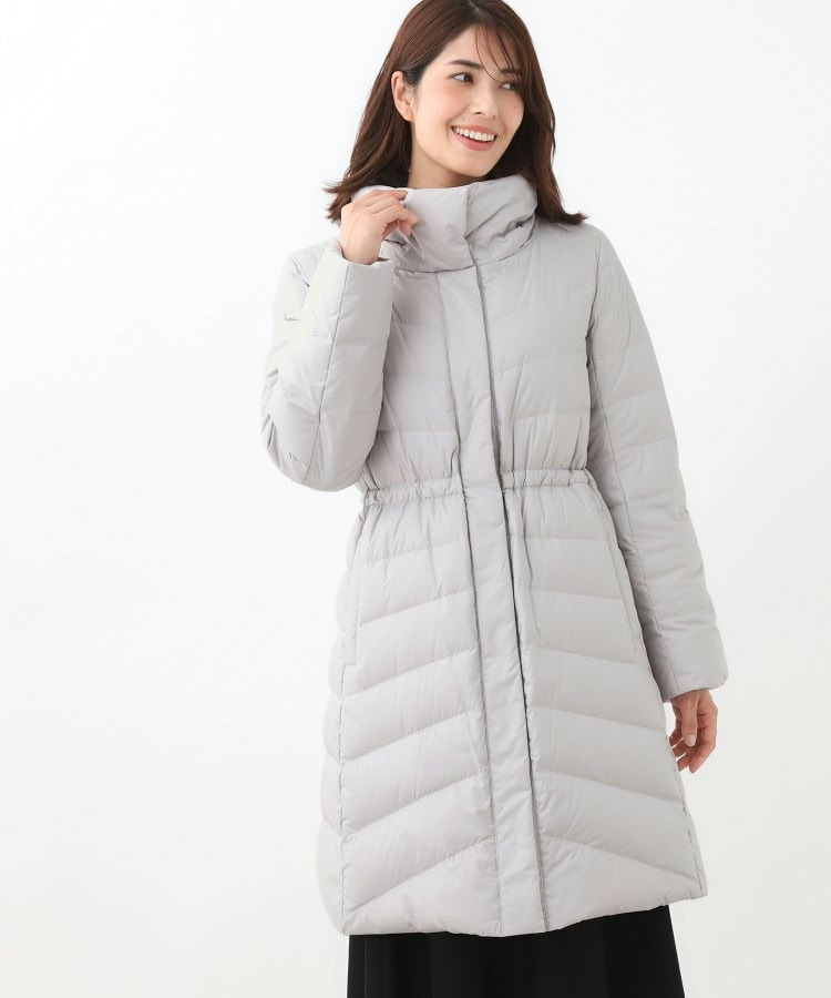 【定番人気/ウエスト調整可】フーデッドロングダウンコート5