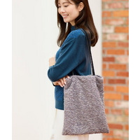 【コーディネートのアクセントに◎】もこもこボアトートバッグ