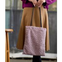 【コーディネートのアクセントに◎】もこもこボアトートバッグ