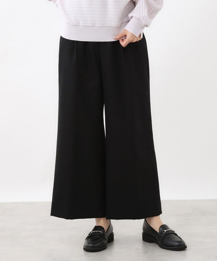 【腰周りすっきり◎】ワイドクロップドパンツ11