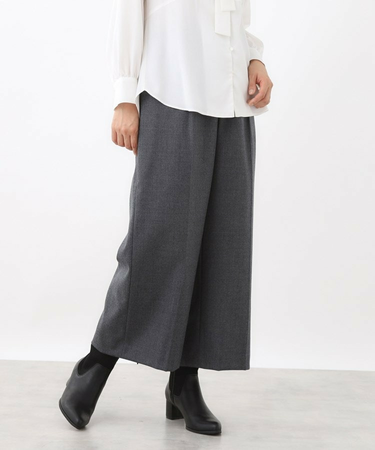 【腰周りすっきり◎】ワイドクロップドパンツ7