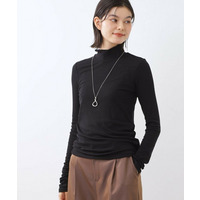 【重ね着に大活躍◎／暖か保湿素材】プチタートルネックニット