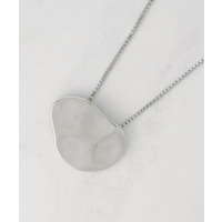 メタルプレートロングネックレス