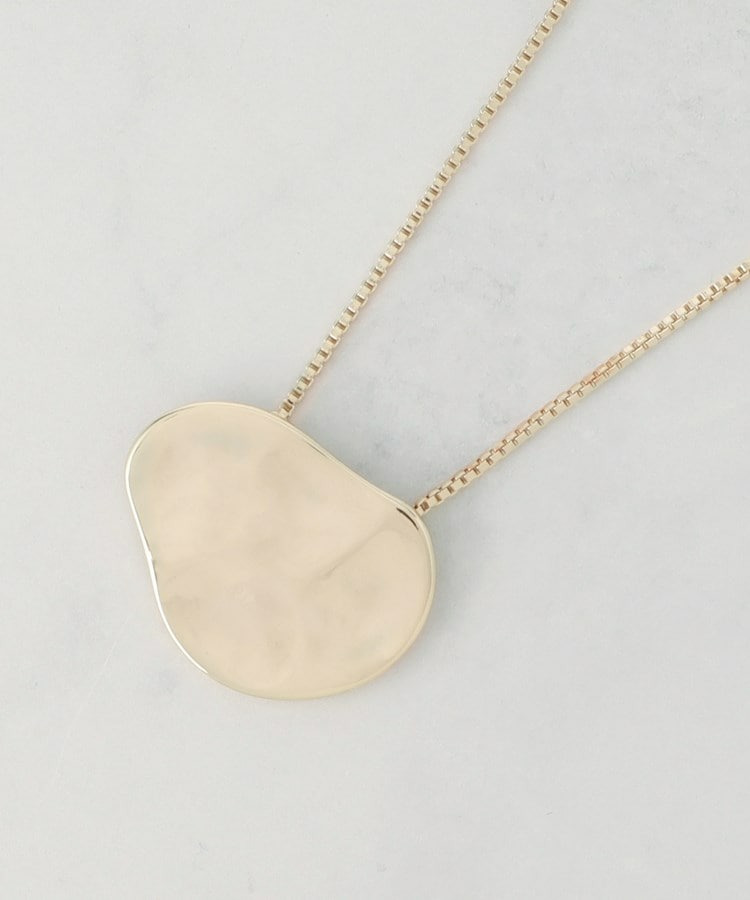 メタルプレートロングネックレス4