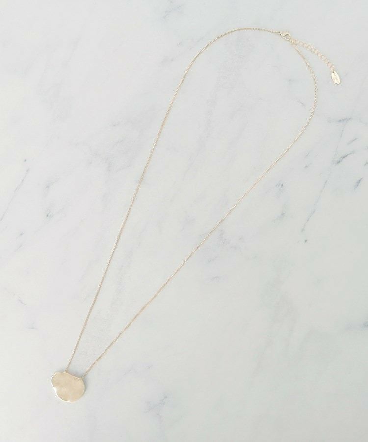 メタルプレートロングネックレス5