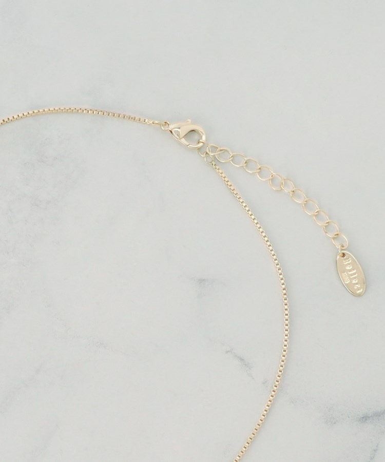 メタルプレートロングネックレス6