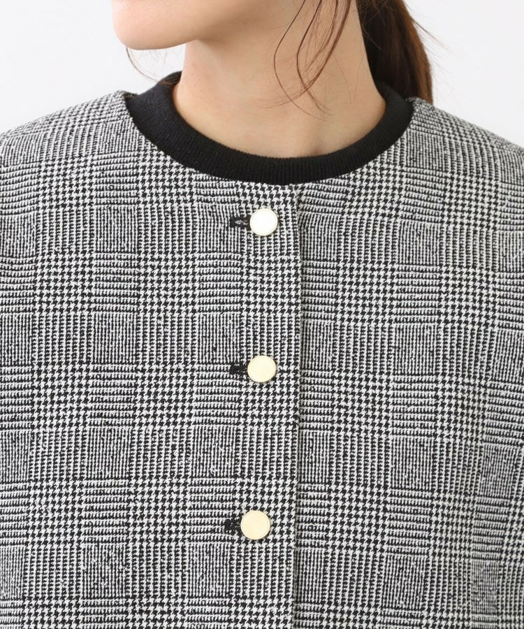 【着映え◎/アームホールゆったり】グレンチェックジャコット19