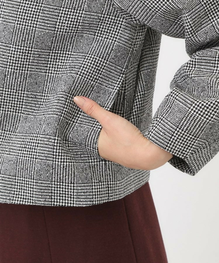 【着映え◎/アームホールゆったり】グレンチェックジャコット23