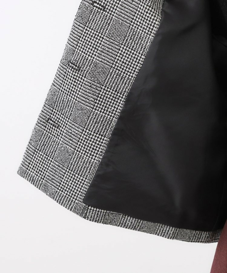 【着映え◎/アームホールゆったり】グレンチェックジャコット24