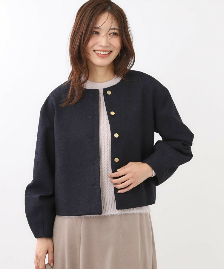 【着映え◎/アームホールゆったり】グレンチェックジャコット3