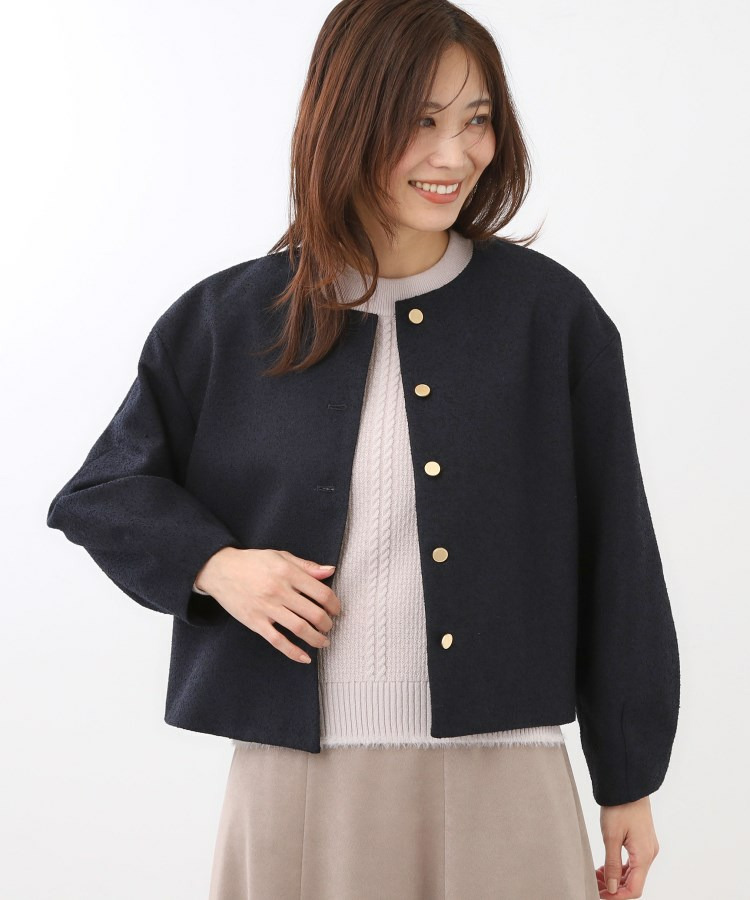 【着映え◎/アームホールゆったり】グレンチェックジャコット1