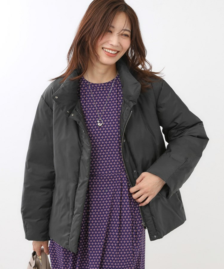 【すっきシルエット】ショート丈ダウンコート10