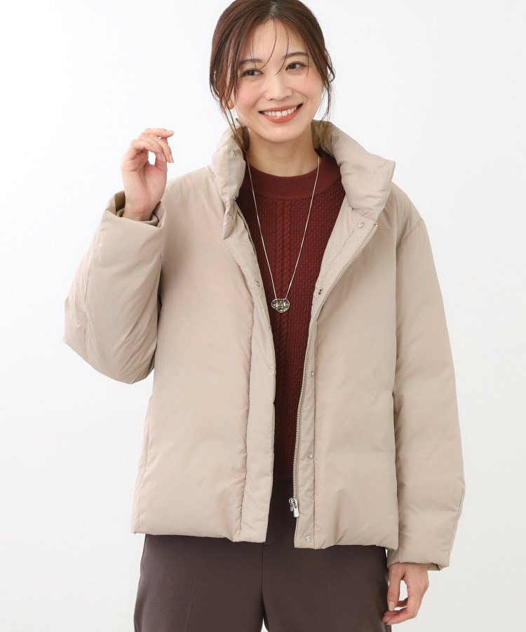【すっきシルエット】ショート丈ダウンコート13