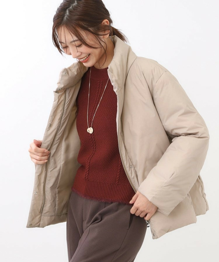 【すっきシルエット】ショート丈ダウンコート14