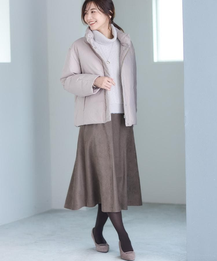 【すっきシルエット】ショート丈ダウンコート26